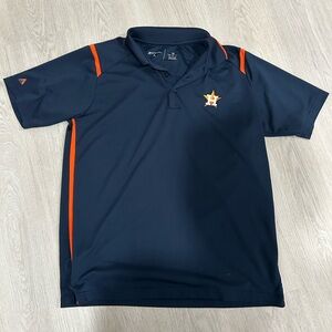 Antigua men’s Polo in Navy and Orange